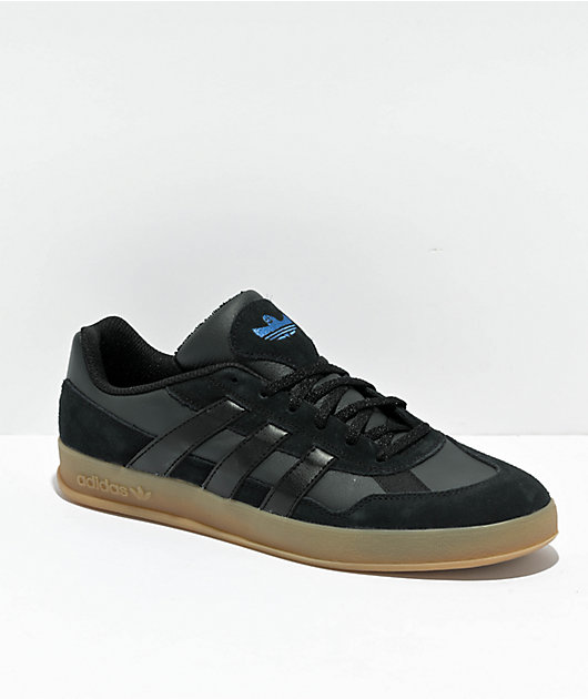 adidas Aloha Super Black u0026 Gum Skate Shoes