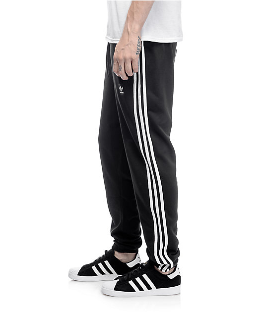 bb track pants black