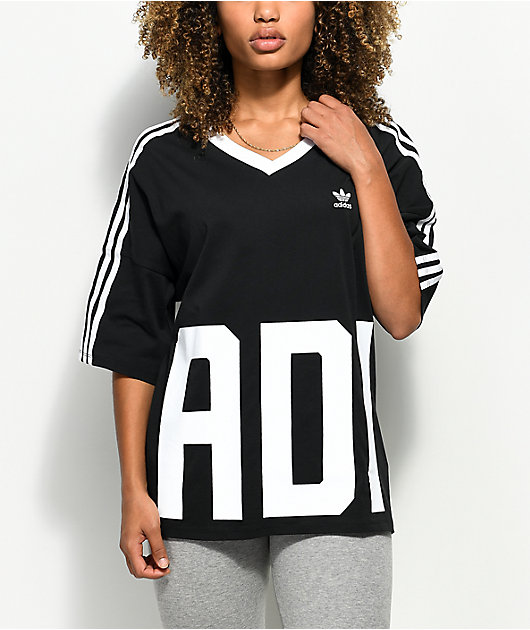 adidas v neck t shirt