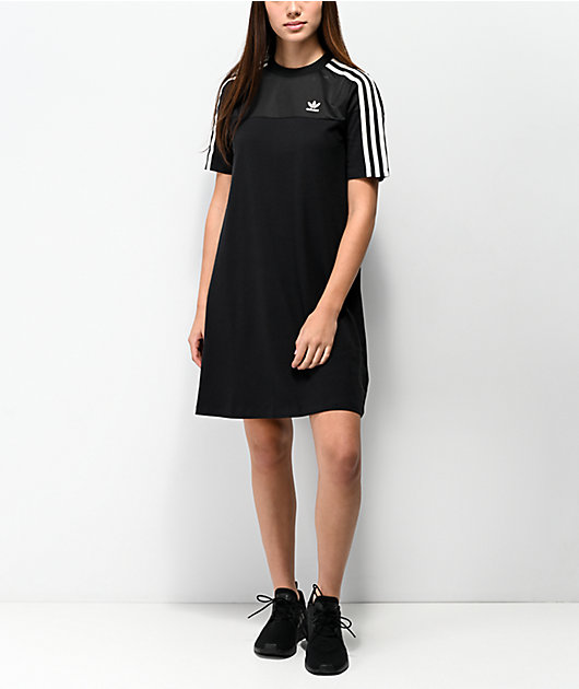 adidas Black Mesh T-Shirt Dress | Zumiez