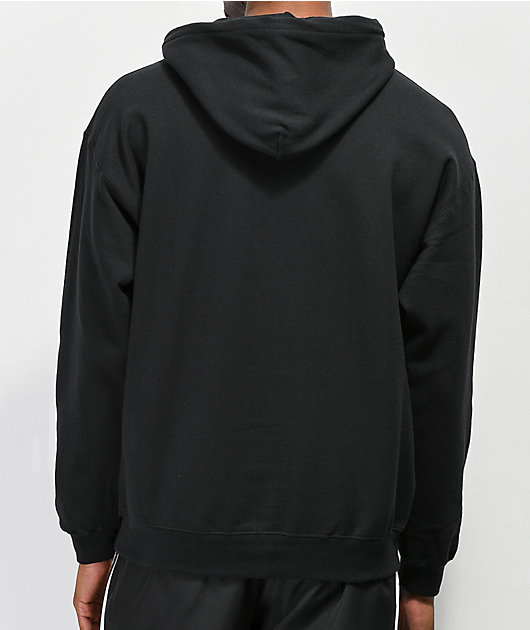 adidas trefoil blackbird black hoodie