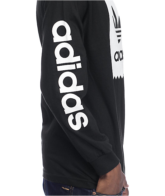 adidas Blackbird Black Long Sleeve T-Shirt