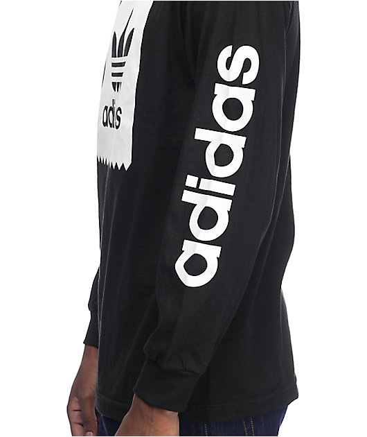 adidas Blackbird Black Long Sleeve T-Shirt