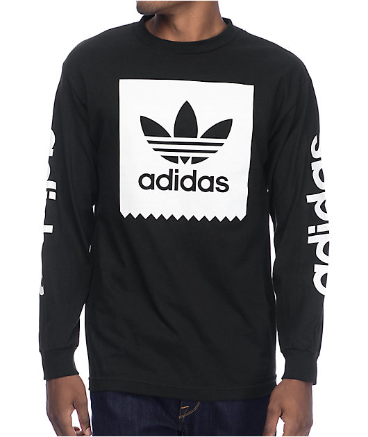 adidas Blackbird Black Long Sleeve T-Shirt