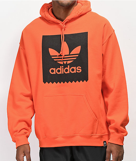 adidas blackbird orange hoodie