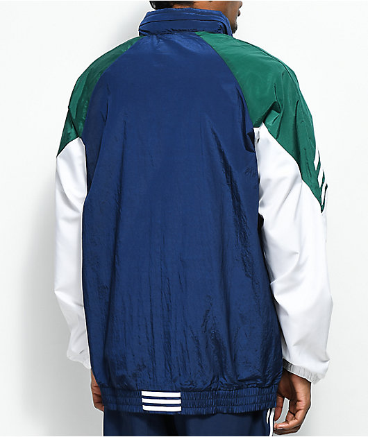 adidas green white blue jacket