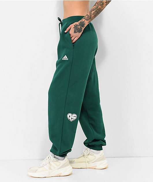 adidas Bluv Q3 Green Sweatpants