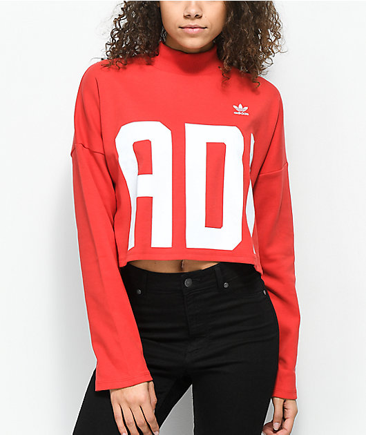 adidas crop sweater