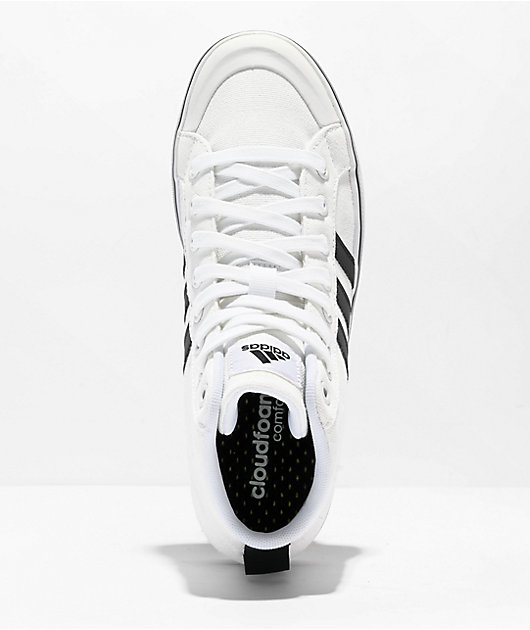  adidas Men's Bravada 2.0 Skate Shoe, Black/White/Black, 8