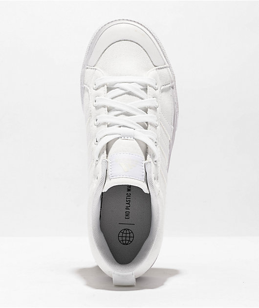 adidas Bravada 2.0 White Sneakers | Zumiez