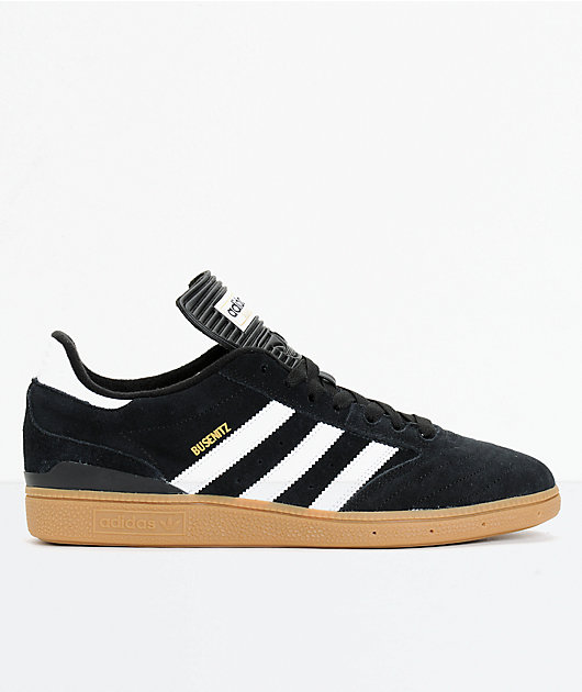 adidas Busenitz Black, White, & Gum Shoes