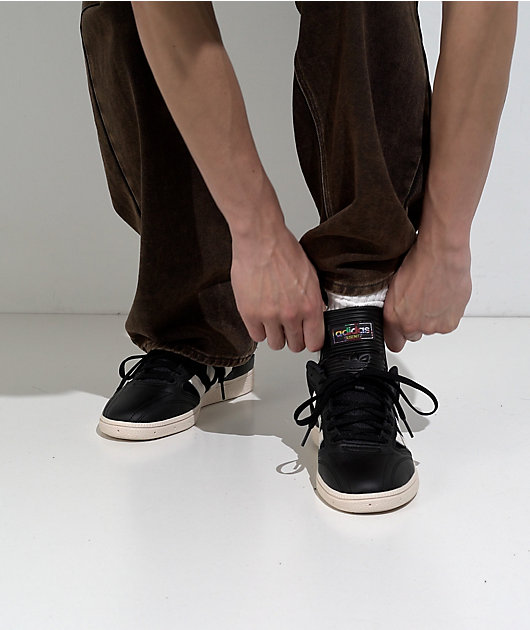 adidas Busenitz Black & White Skate Shoes | Zumiez