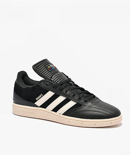  skateboarding ￼busenitz adidas Busenitz Black & White Skate Shoes | Zumiez
