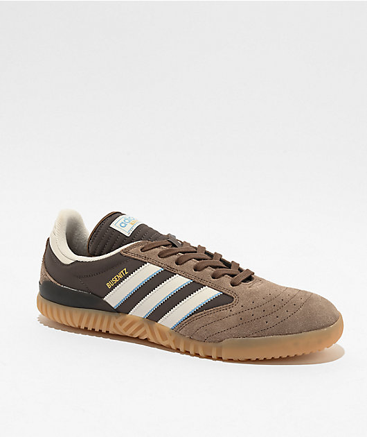 イス adidas Busenitz Indoor Super Earth Strata & Charcoal Skate Shoes