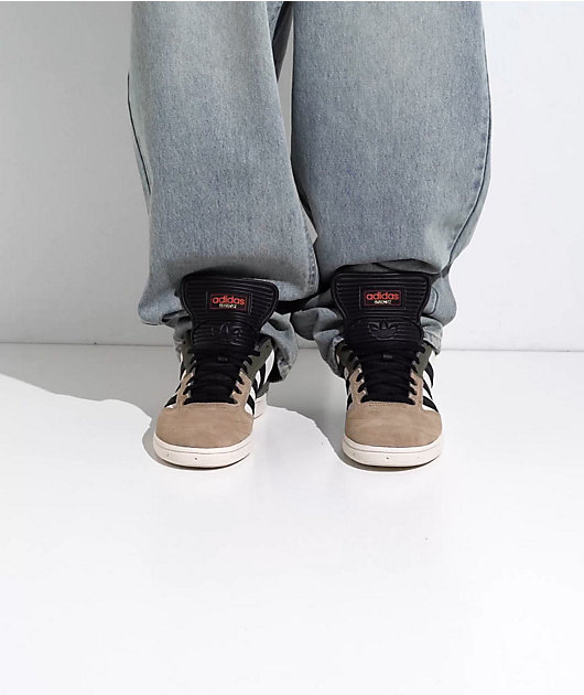 adidas Busenitz Olive & Black Skate Shoes video