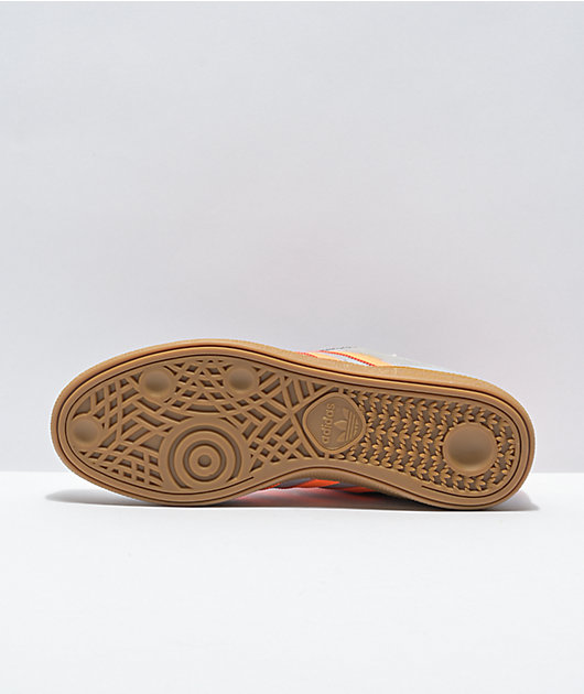 adidas Busenitz Silver & Signal Orange Shoes