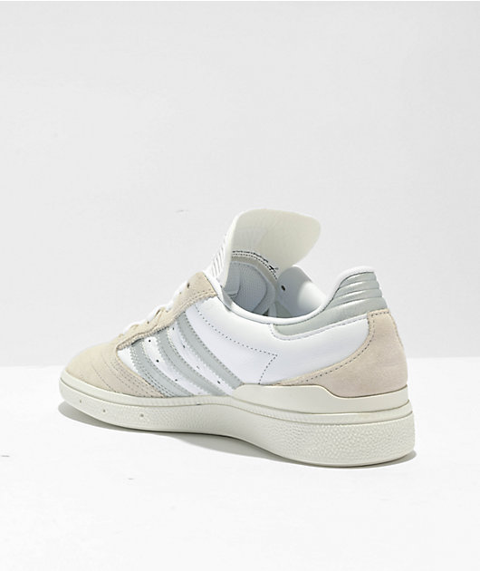 adidas Busenitz Tan, White & Silver Shoe
