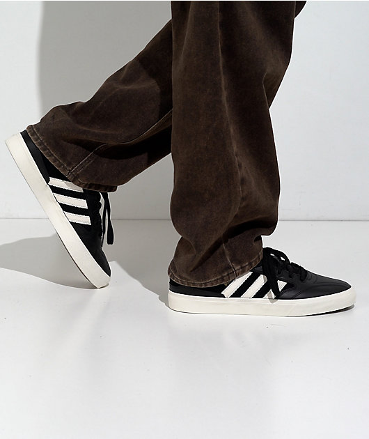 adidas Busenitz Vulc II Black & White Shoes video
