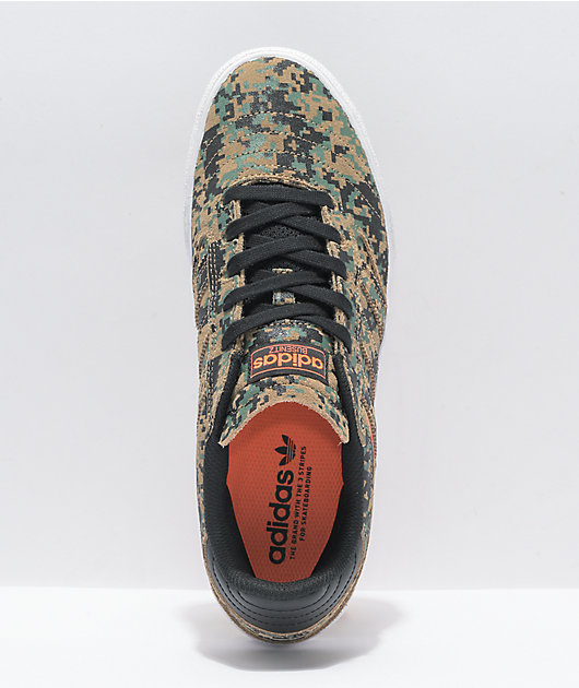 adidas Busenitz Vulc II Camo & White Shoes