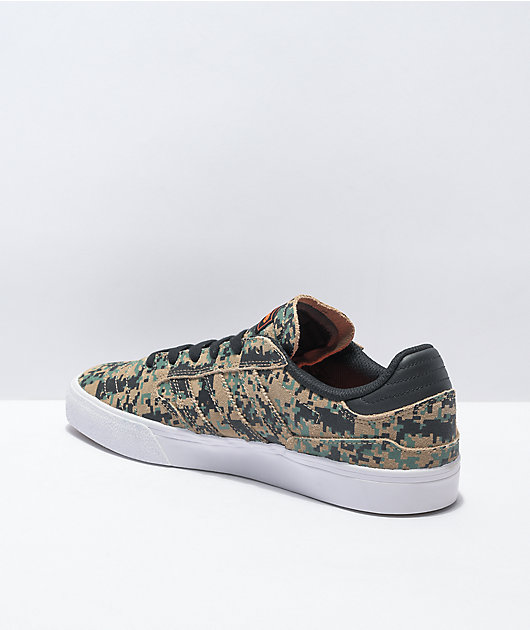 adidas Busenitz Vulc II Camo & White Shoes