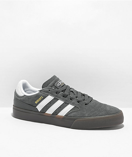 adidas Busenitz Vulc II Dark Grey Gum Shoes Zumiez