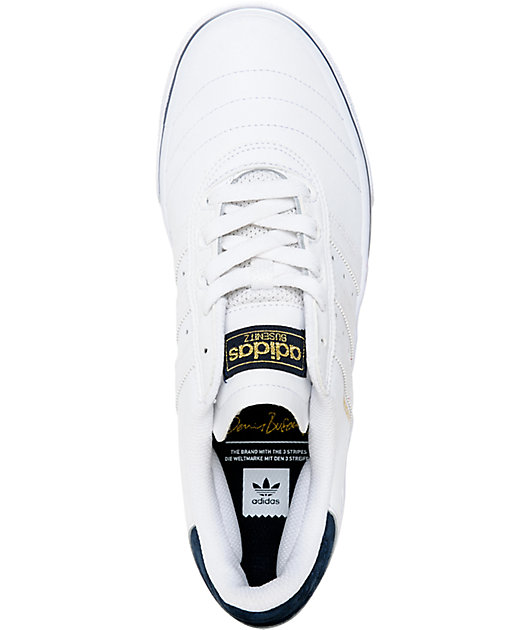 adidas busenitz vulc white leather