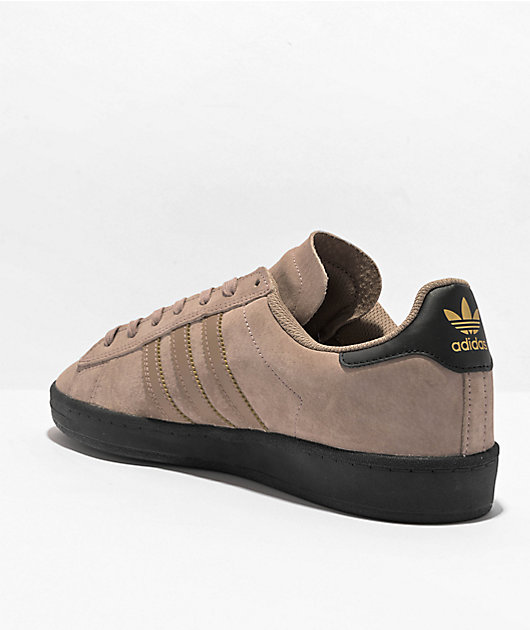 adidas Campus ADV Chalky Brown & Black Skate Shoes