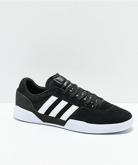 adidas City Cup White \u0026 Black Shoes 