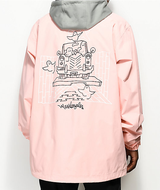 adidas pink snowboard jacket