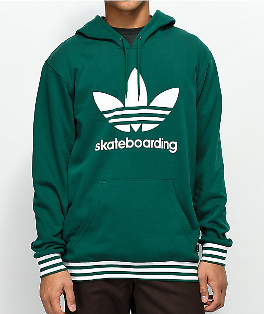 adidas skateboarding hoodie green