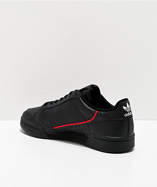 adidas continental 80 all black