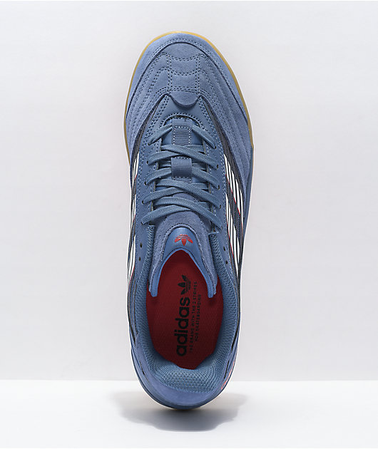 adidas Copa Nationale Blue, White & Gum Shoes