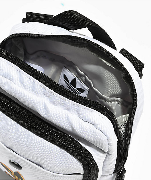 adidas Fest 3.0 White Crossbody Bag