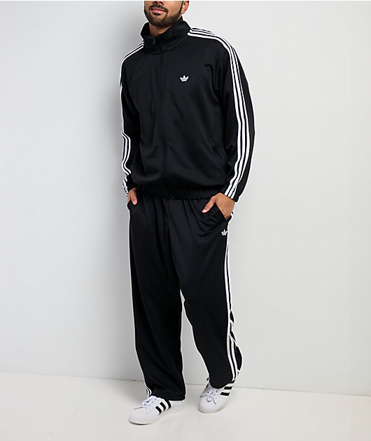 adidas Firebird Black Track Pants | Zumiez