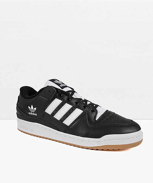 adidas Forum 84 Low ADV Black, White & Gum Shoes | Zumiez