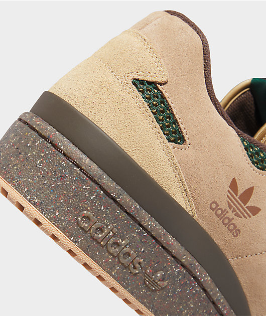 adidas Forum 84 Low ADV Cardboard, Preloved Brown, \u0026 Green Shoes | Zumiez