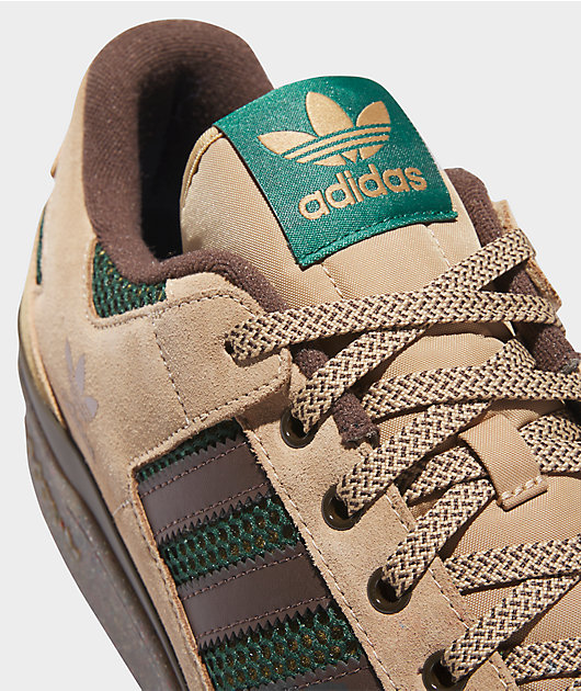 adidas Forum 84 Low ADV Cardboard, Preloved Brown, & Green Shoes