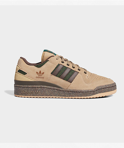 adidas Forum 84 Low ADV Cardboard, Preloved Brown, & Green Shoes adidas Forum 84 Low ADV Cardboard, Preloved Brown, & Green Shoes
