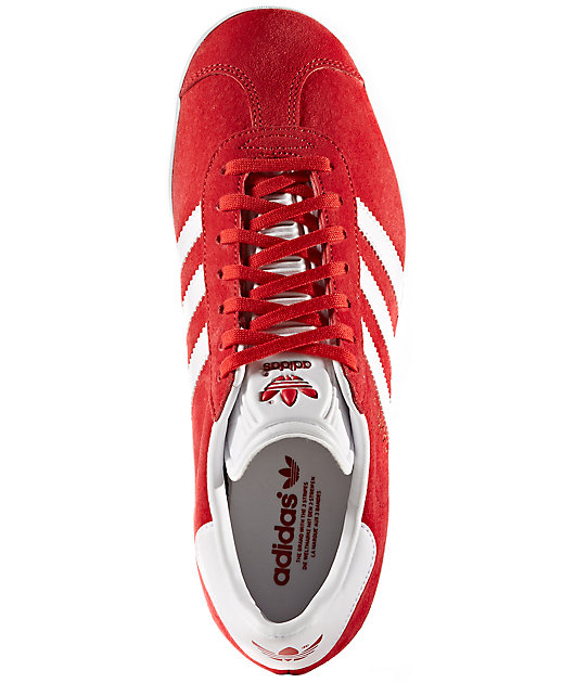 adidas gazelle red womens