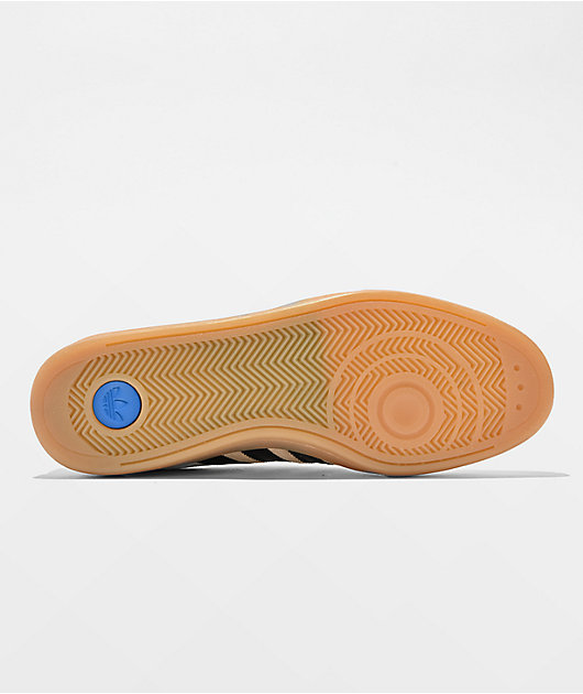 adidas Glenburn ADV Sand Strata, Core Black & Gum Skate Shoes