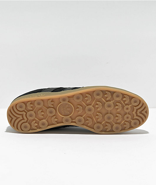adidas Gonzales Aloha Super Black & Gum Skate Shoes | Zumiez