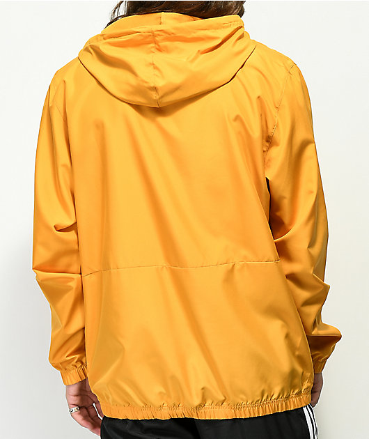 adidas hip yellow anorak jacket