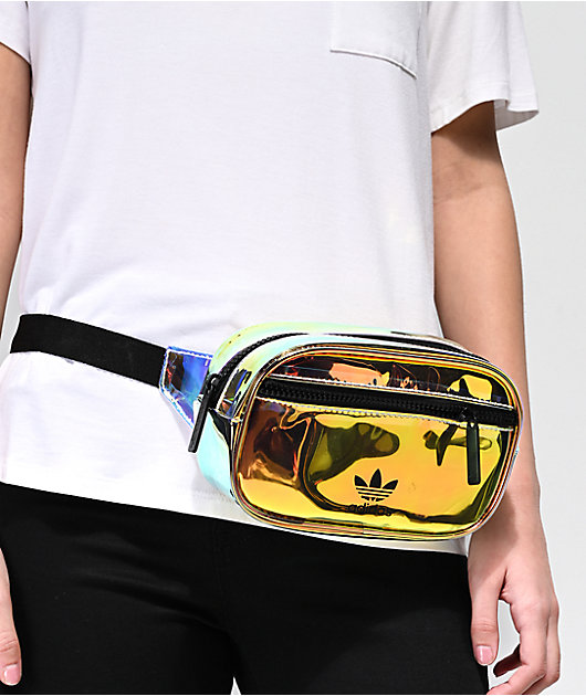 adidas holographic fanny pack