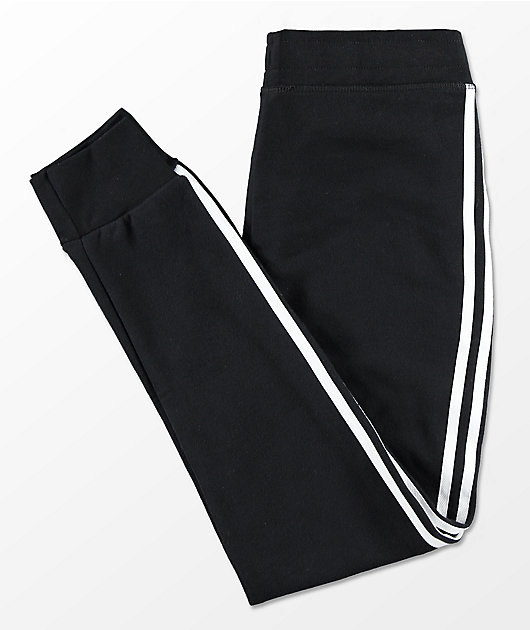 adidas Kids Trefoil Black Sweatpants