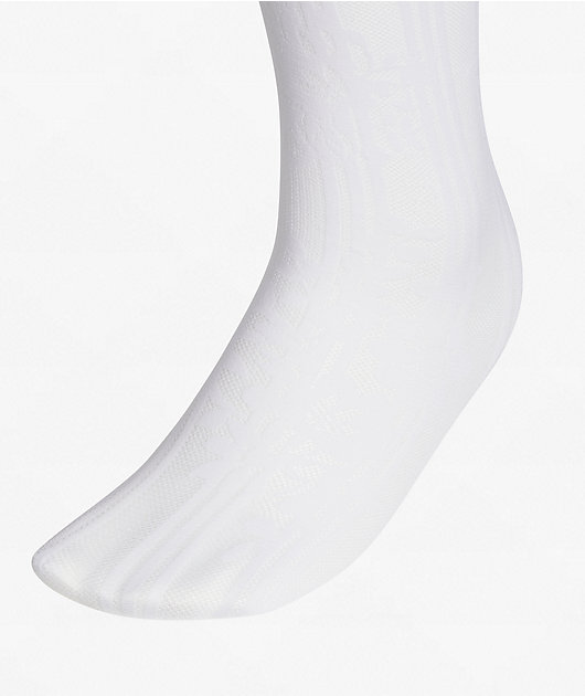 adidas Lace Ruffle 3 Pack White Crew Socks