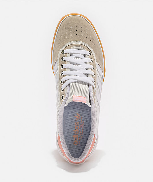 adidas Lucas Premiere White & Crystal Skate Shoes