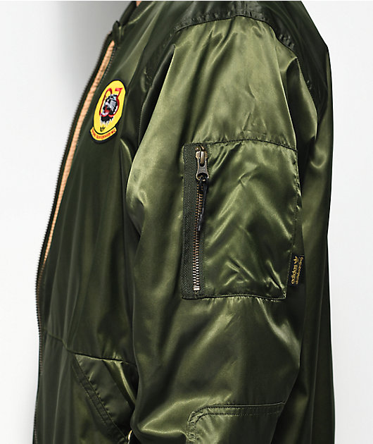 adidas olive green bomber jacket