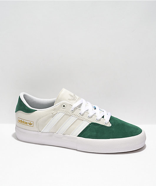 Green and white outlet shoes