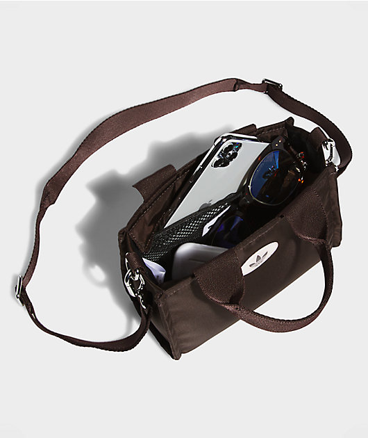 adidas Micro Brown & Pink Tote Bag | Zumiez