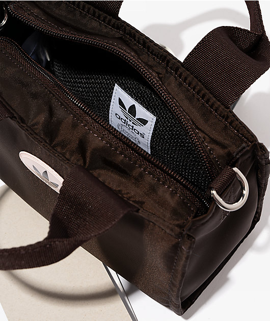adidas Micro Brown & Pink Tote Bag | Zumiez